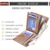 Baellerry Faux Leather Wallet for Men Business Design Card Holder Purse GZW