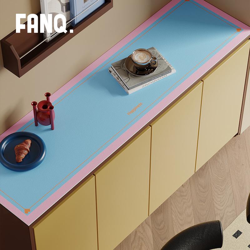 

Retro Waterproof Stain-Resistant Leather Sideboard and TV Cabinet Mat 30cm x 90cm