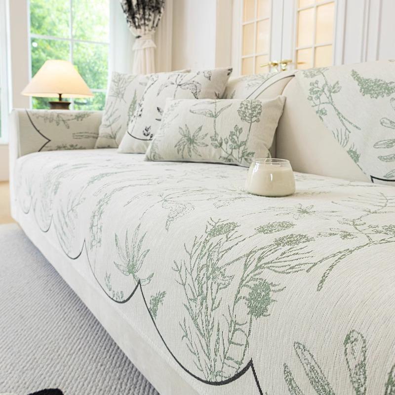 French Sofa Cushion Universal In All Seasons  New Non-Slip Seat Cushion Advanced Sense Anti-Cat Scratch Sofa Cover Cloth Towel