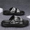 Fashion CYYTL Mens Slippers Casual Summer Outdoor Beach Shoes Sandals Walking Slides Comfort Lightweight Luxury Designer Leather Fashion