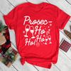 2025 Women Santa Claus Print Clothes Christmas 90s Funny Holiday Fashion Cartoon Tops Tee Shirt Ladies Female Graphic TShirt