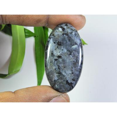 Natural Larvikite Jewelry Making Oval Cabochon Loose Gemstone 22X40X06 MM SK-490
