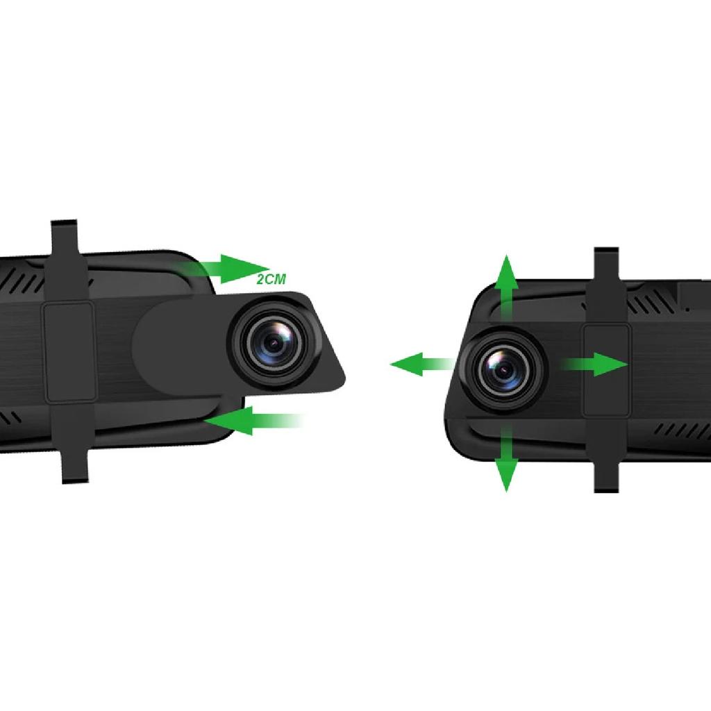 Mirror Camera for Car Touch Screen Video Recorder Rearview mirror Dash Cam Front and Rear Camera Mirror DVR Black Box
