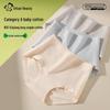 Urban Beauty Women's Seamless Baby Cotton Antibacterial Briefs 3-Pack