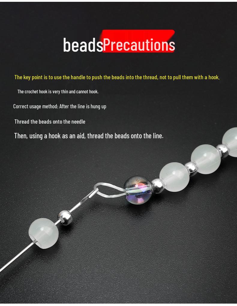Side Opening Stainless Steel Beading Needle for Stringing Crystals and Pearls