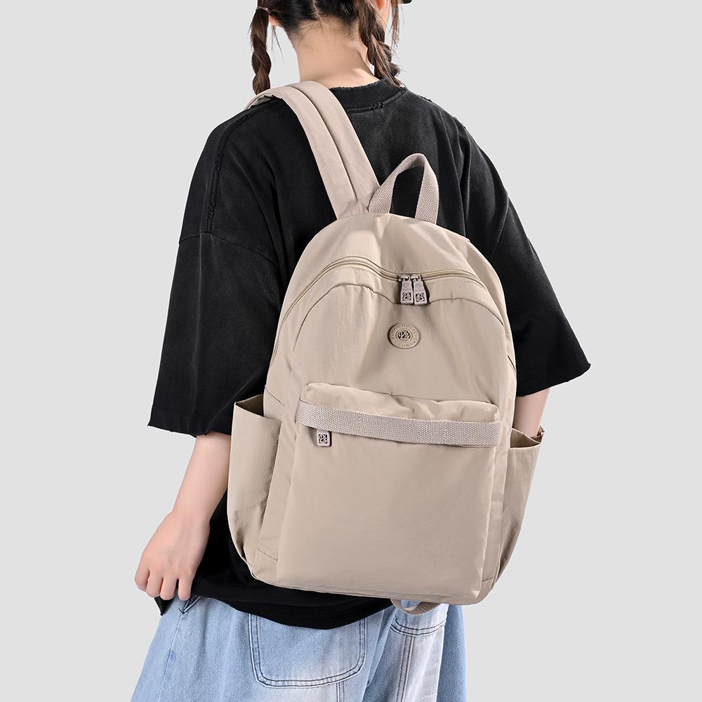 Schoolbag Oxford cloth backpack women's fashion versatile lightweight small backpack women's schoolbag large capacity trendy university commute to
