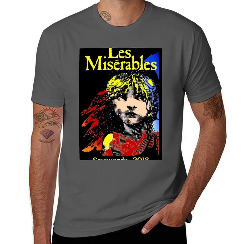 LES MISERABLES Vintage Play TShirt Labor Work Casual TShirt