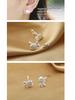 Clownfish Design 999 Pure Silver & Zirconia Hook Earrings for Women - Breathable, Anti-Allergenic, and Comfortable.