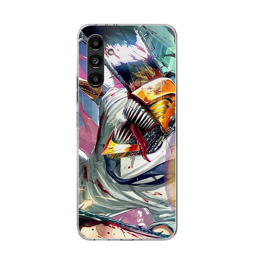 C-Chainsaw Mans Denji Phone Case For Samsung Galaxy A17 A16 A14 A15 A13 A57 A56 A54 A55 A53 A37 A36 A34 A35 A33 A26 A24 A25 A23