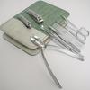 9Pcs Manicure Sets Pedicure Kits Stainless Steel Nail Clipper Personal Care Tools with PU Leather Case