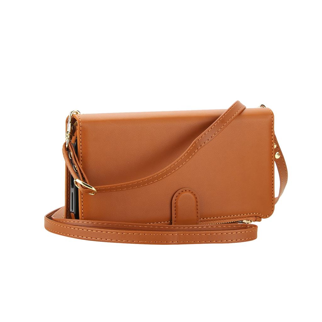 Detachable Crossbody Card Wallet Case for Samsung Galaxy S26 Ultra S25 Edge S24 Fe S23 Plus S22 A36 A56 A17 A26 Leather Cover