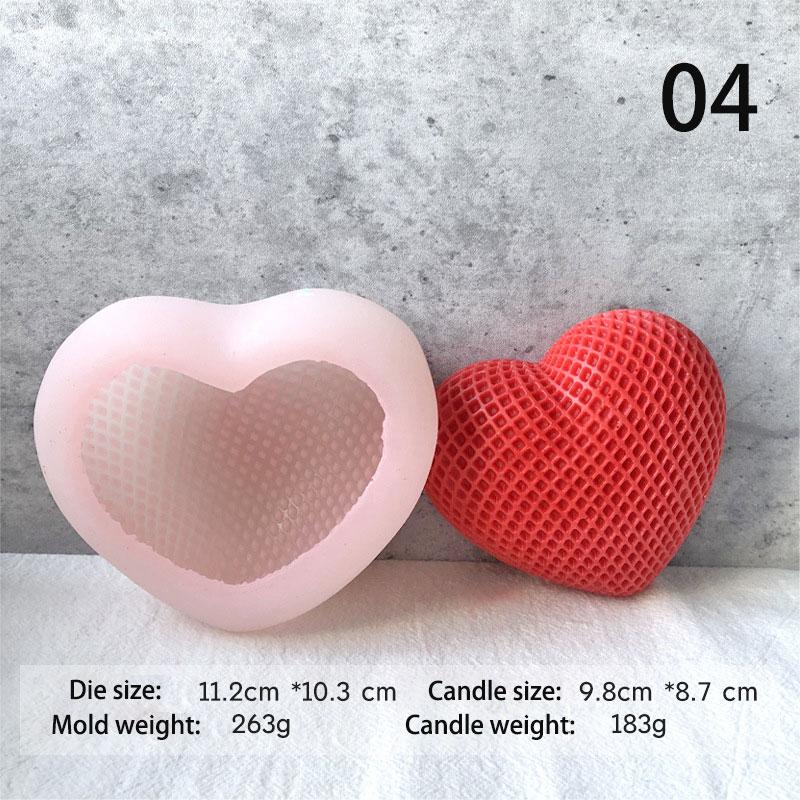Buy Woven Love Resin Mold Diy Love Mousse Heart Shaped Silicone Mold