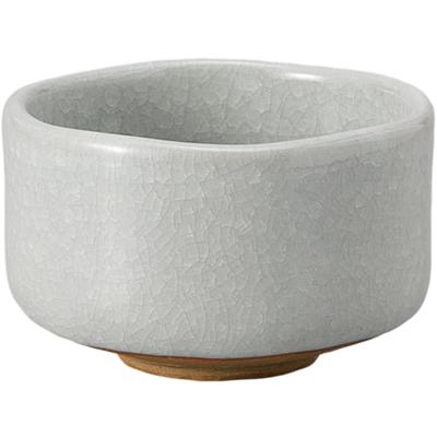 Matcha x Weiß Mino Made in Japan Ale-net Schale, 11,4 H7cm, Krakelee, Ware,