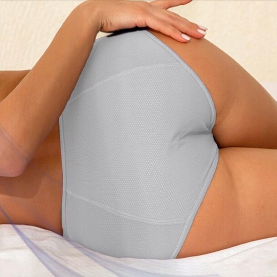 Leak-Free Women's Panties Gray Xl Menstrual Panties High Waist