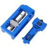 Blue Door Hinge and Latch Installation Kit Plastic Door Hinge Mortiser Template for Accurate