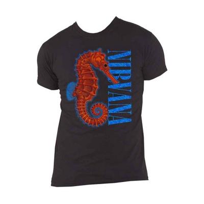 Nirvana Maglietta unisex in cotone con cavalluccio marino per adulti