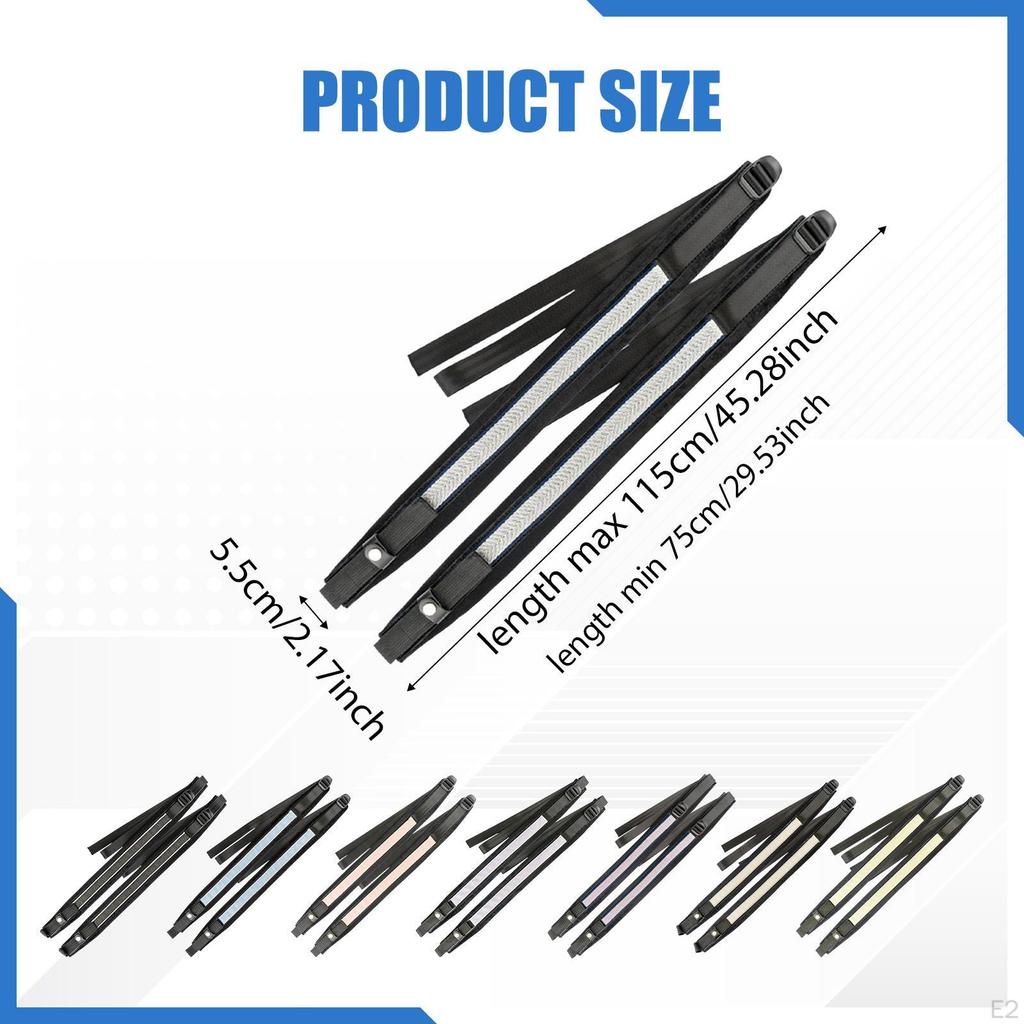 Accordion Harness Strap with Adjustable Buckles, Nylon Wear Resistant Soft Padded Shoulder