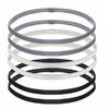 3pcs Elastic Absorbent Sweat Bands Solid Thicken Non-Slip Sports Outdoor Headbands Hair Accessories Running Exercise