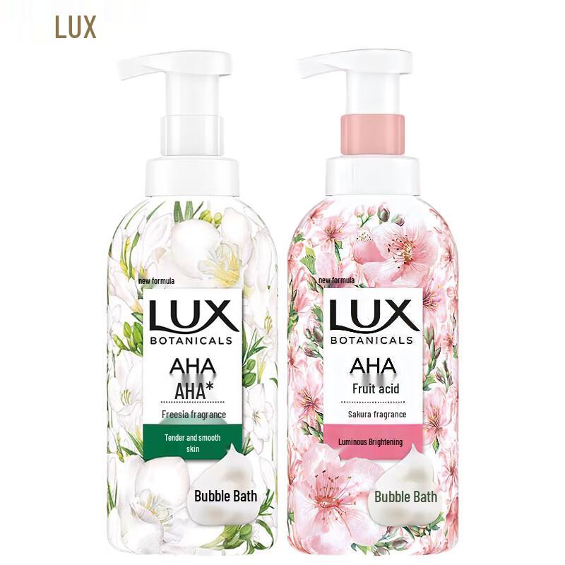 Lux Plant Extract Shower Gel Freesia & Cherry Blossom Twin Pack