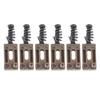 6PCS Zinc Alloy Tremolo Bridge Roller Saddles Electric Guitar Tremolo Parts  For Electric Guitars