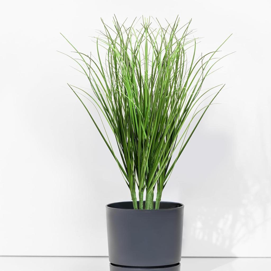 10 PCS Artificial Plants Onion Grass, Faux Shrubs Wheat Grass Greenery Stems Onion Grass-Greenery Faux Greenery Stems for Home Decor, Fake Tall