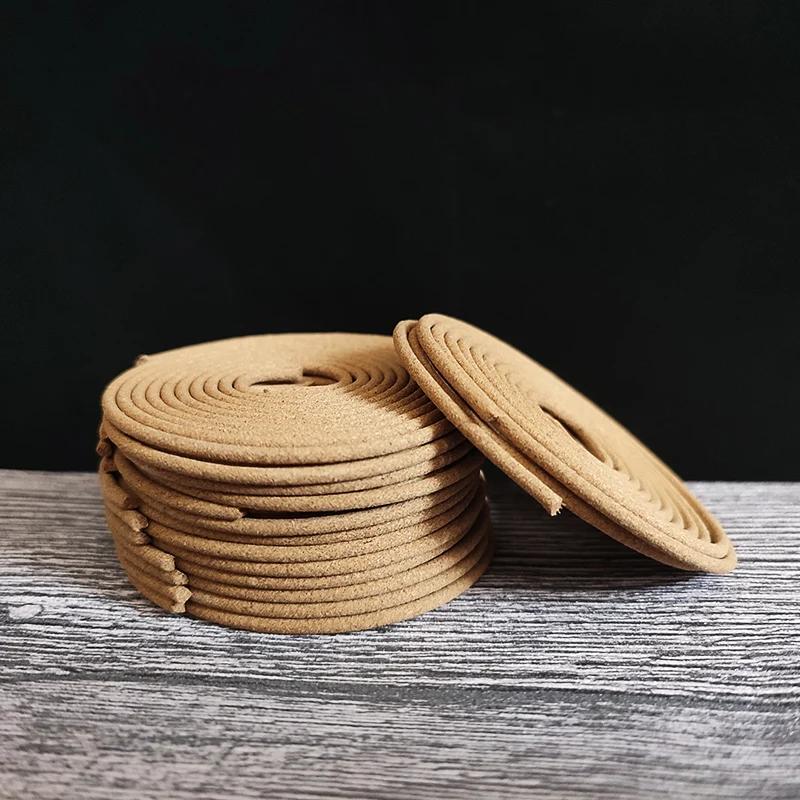 Encens en Spirale Bois de Santal Naturel 48 Plaques/boîte Lavande Jasmin Rose Parfum Aromathérapie Intérieur Brûleur Indien Bouddhiste