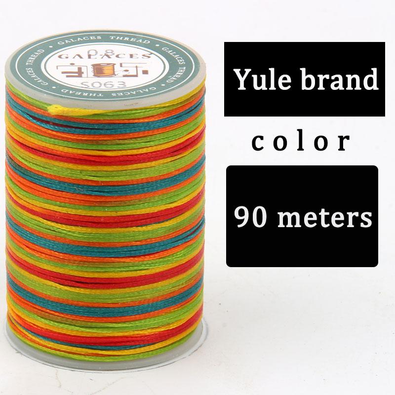 DIY Hand Sewn Leather Goods Wax Thread 0.8mm Hand Sewn Flat Wax Thread Leather Foreskin Leather Hand Sewn Thread