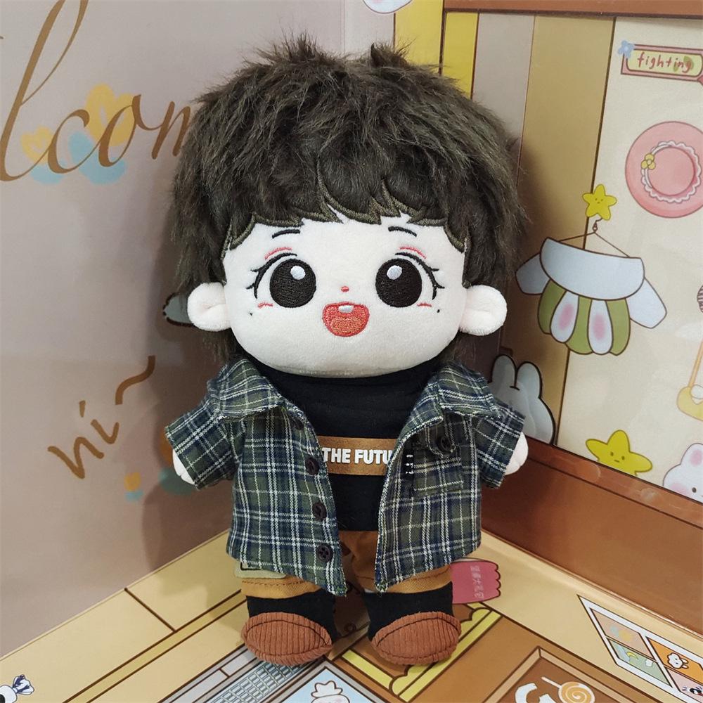 Sun Yingsha 20cm Plush Star Doll - Cute Holiday Toy Gift