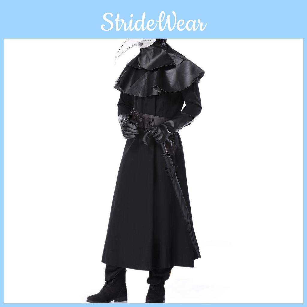 Men's Stylish Plague Doctor Cosplay Costume Perfect For Anime Themed Parties M-xl