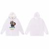 Mens Oversized Hooded Sweatshirt With Ape Head Print Heavyweight Cotton Long Sleeve Pullover Daily Wear