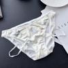Ladies Spring and Summer Cute Cartoon Printed Ice Silk Low Waist Underwear