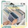 Wardrobe Organizer, 7 Grids Washable Clothes Organizer for Folded Clothes, 2 Pieces Foldable Wardrobe Clothes Organizer for Jeans, Dividers Nylon