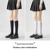 Velvet Low-pressure Calf Socks, Summer Thin Knee-high Socks for Slimming and Beautifying Legs, with Short Skirt Socks