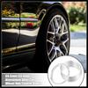 4pcs OD 66.6mm to ID 63.4mm Aluminum Alloy Car Auto Hub Centric Rings Wheel Bore Center Spacer Replacement Durable Material