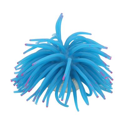 Simulation Luminous Coral Safe Beautiful Durable Coral Decoration for Fish TanksBlue