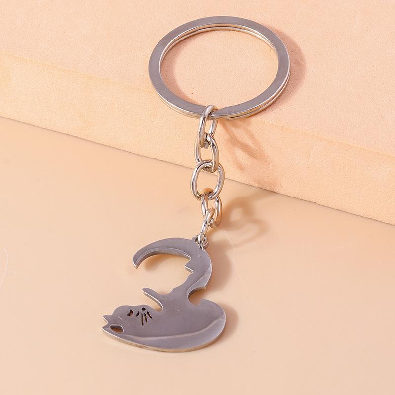 Classic Metal Electric Guitar Keychain Mini Musical Instruments Keyring Pendants for Key Holder Handbag Charm Accessories