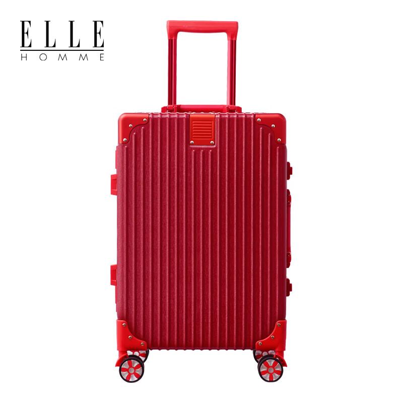 ELLE HOMME Retro Style Hardshell Luggage 24 inches