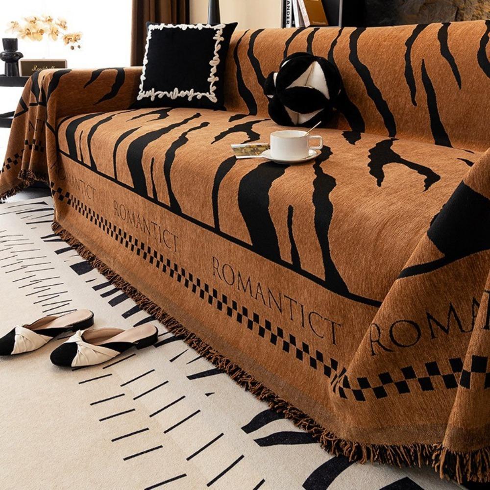 Leopard print sofa cover Chenier universal four-season universal 2025 new sofa cover cloth cover sofa cover non-slip