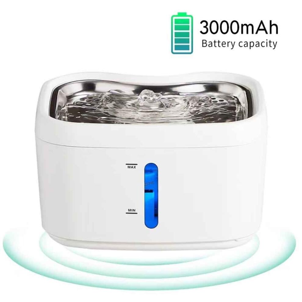 Pet Water Fountain Dispenser for Cats & Small Dogs with Quiet Pump Saf