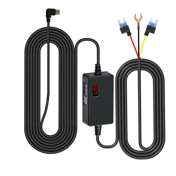 

Регулируемое напряжение Автомобильное зарядное устройство с таймлапс видеорегистратором и цифровым дисплеем