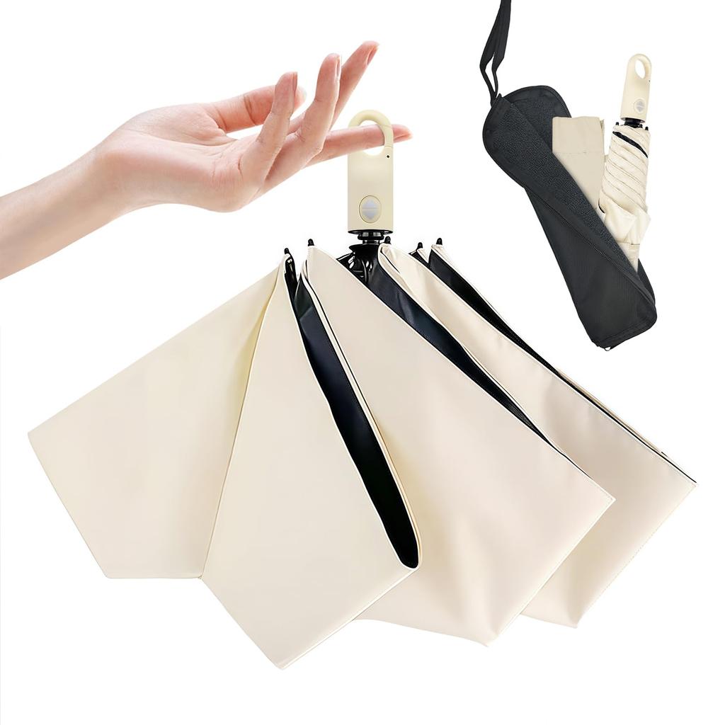 Packlyx Folding Parasol with UV Light Automatic Folding UV Suitable for Sun and Windproof and 6 Perfect for the Rainy Compact Folding Umbrella with