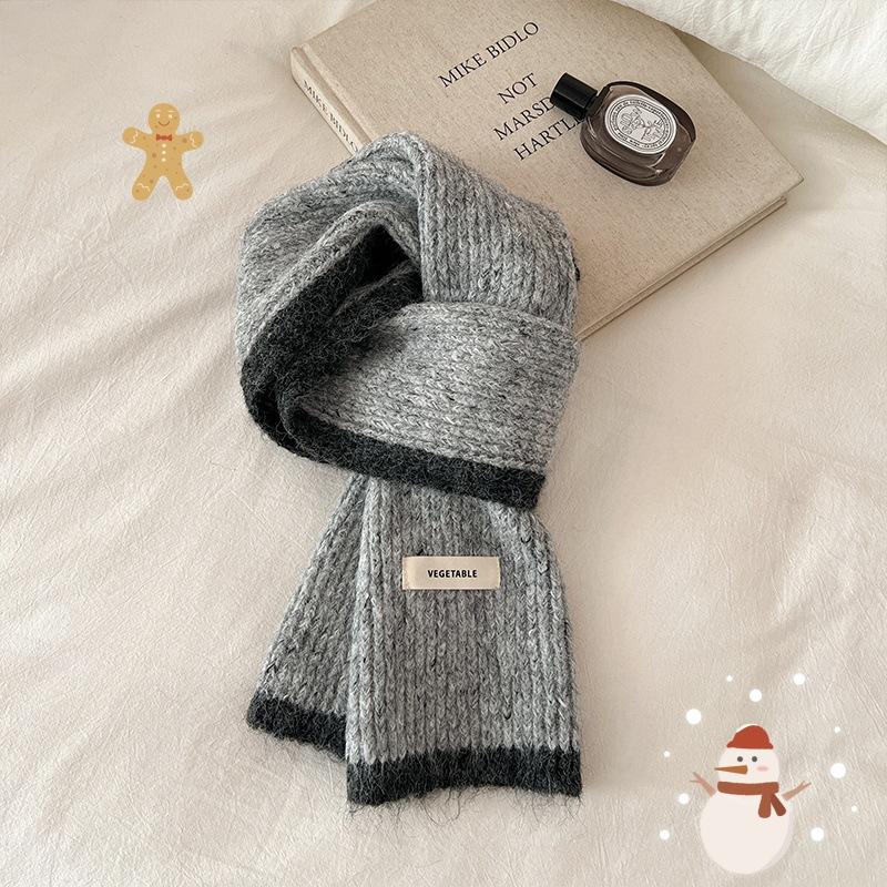 New quality scarf women's winter atmosphere Christmas gift warm scarf versatile soft waxy shawl