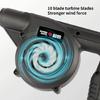Handheld BBQ Fan Air Blower Large Air Flow Rechargeable BBQ Fan Variable Speed