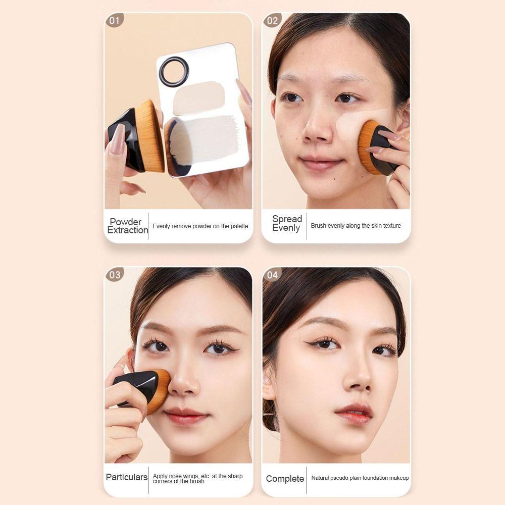 Kabuki Face Blush Foundation Makeup Brush Flat Top Makeup Brushes Gifts Liquid Powder  Women