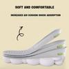 Height Increasing Sports Shoe Insoles Elastic Shock Absorbing Soft Breathable Orthotic Inserts for Men Women with Air Cushion