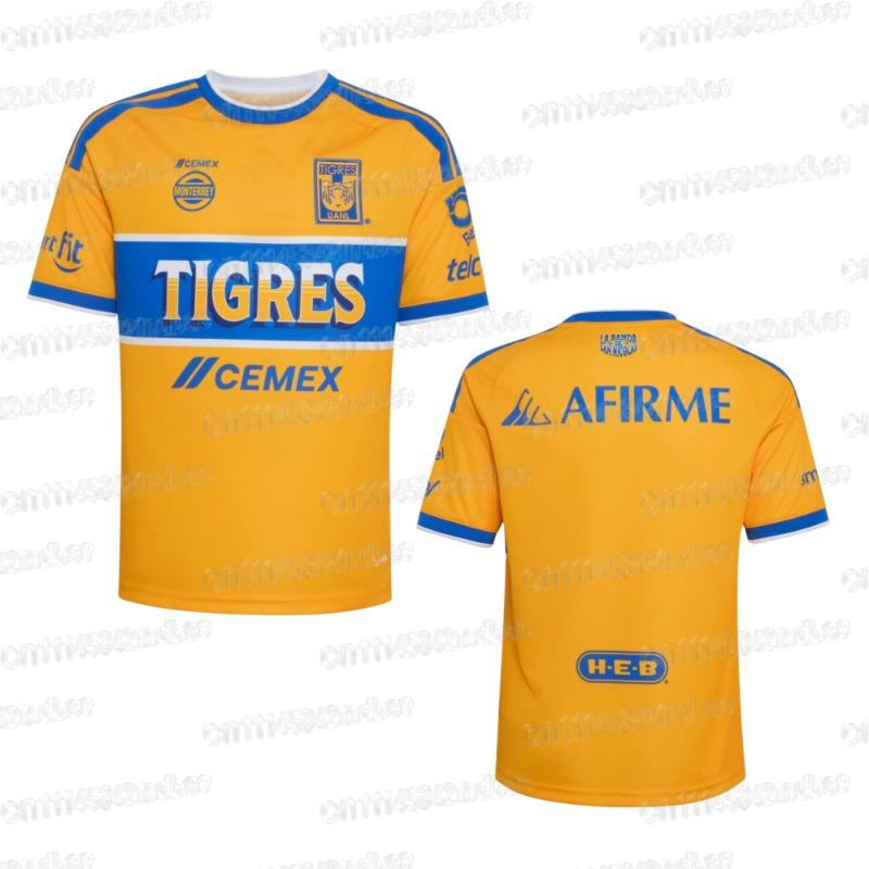 Season 2026 Tigres UANL Football Jersey Men Summer New 3D Print Sports Football T-shirt Breathable Quick Drying FamilyMatching