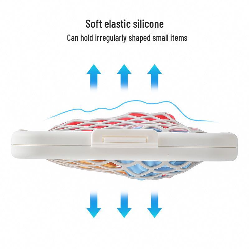Silikonový koš na drobné předměty do myčky pro organizaci kuchyně