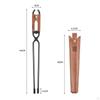 Campfire Tongs Firewood Heavy Duty 17 Inch Portable Steel Fire Fireplace for