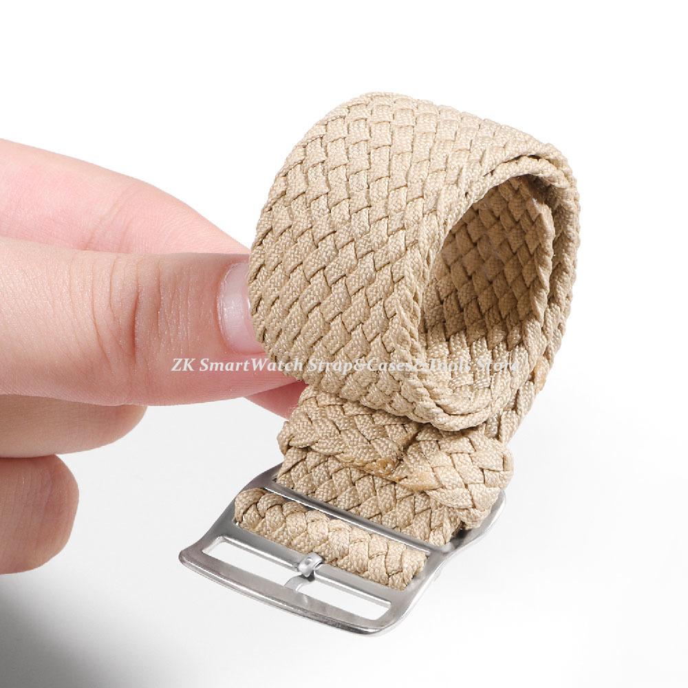 14mm 16mm 18mm 20mm 22mm Woven Nylon Watch Straps Fabric Bracelet for Omega Replacement Watch Band Silver Metal Buckle Wristbelt
