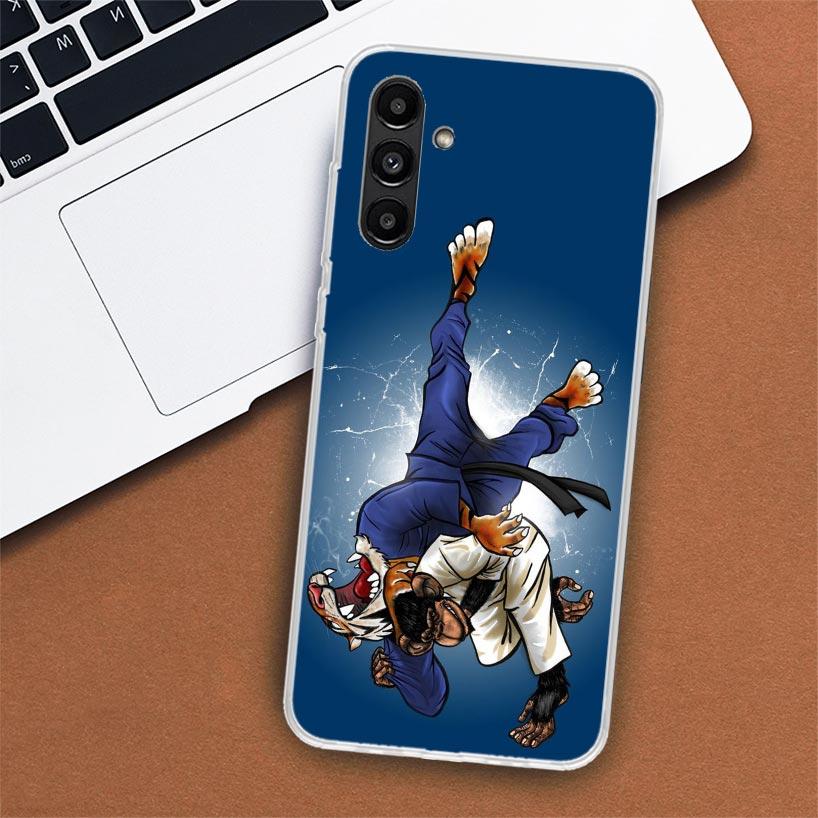 Judo Jiu Jitsu BJJ Brazilian Phone Case For Samsung Galaxy A51 A71 A50 A70 A40 A30 A20E A10 A41 A31 A21S A11 A01 A6 A8 + A7 A9 P